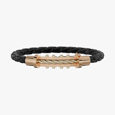 Turner Gold and Leather Bracelet